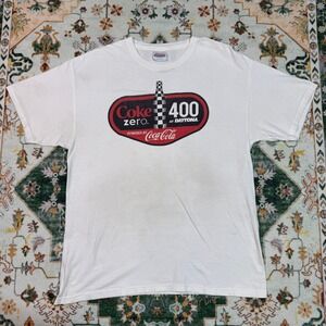 Vintage Coke Zero 400 at Daytona Nascar Racing T Shirt Mens‎ Large